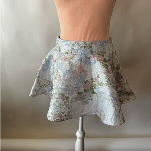 Dolls Kill Sugar Thrillz If The Shoe Fits Brocade Skirt